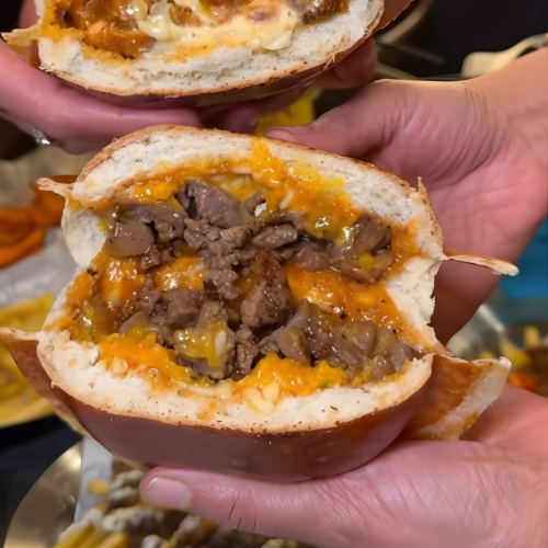 Petits pains brillants XXL pour hamburgers