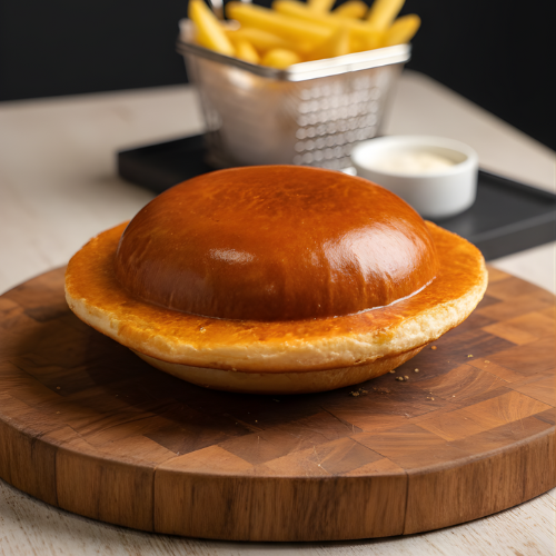 Petits pains brillants XXL pour hamburgers