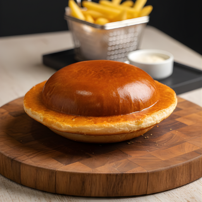 Petits pains brillants XXL pour hamburgers